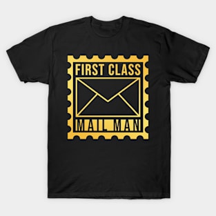 First Class Mailman Delivery Service Post Office T-Shirt